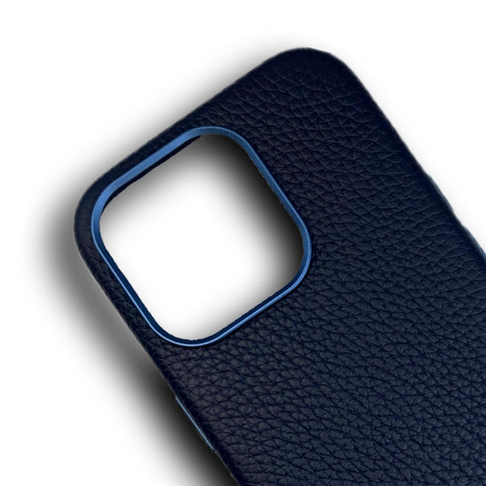 Deep Blue Genuine Leather Case